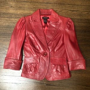 Arden B Lamb Leather Jacket